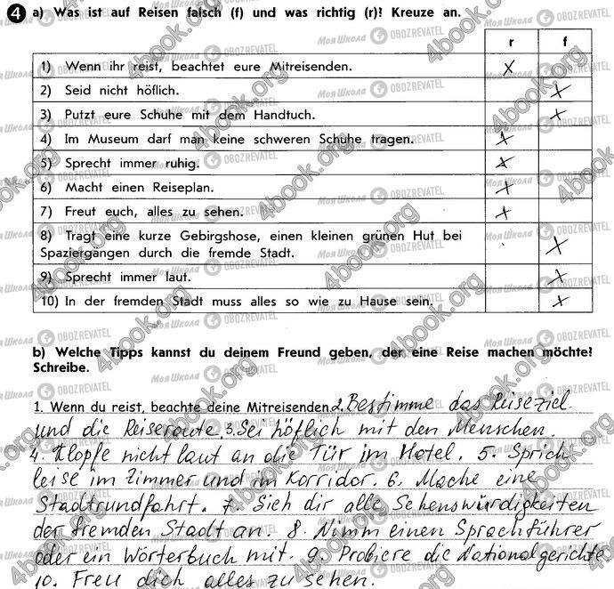 ГДЗ Немецкий язык 10 класс страница Стр82 Впр4